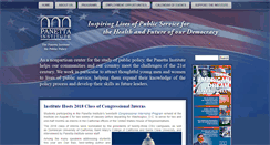 Desktop Screenshot of panettainstitute.org